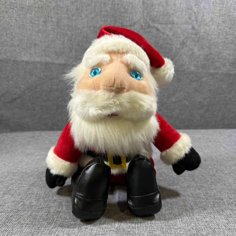 VTG Gemmy Santa Animated "Santa Claus Is Coming To Town Light Up Cheeks Untested - Picture 1 of 12